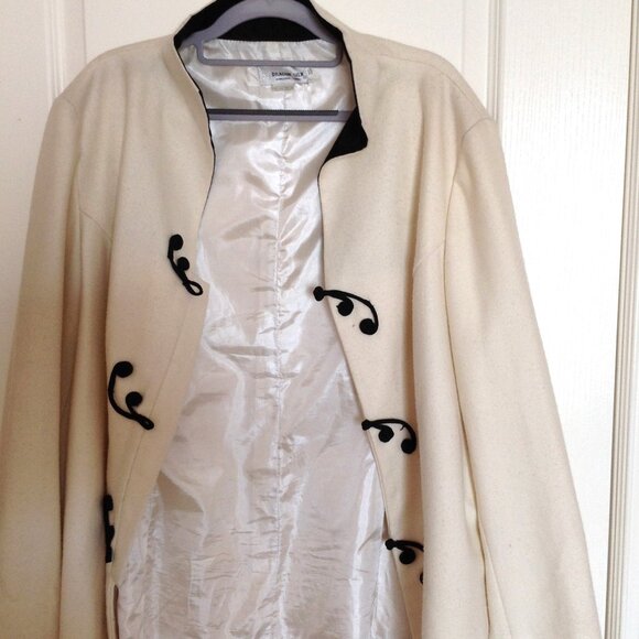 Dragon Silk Women's 100% Wool Short Coat Warm Winter Jacket Formal Business - Picture 3 of 8